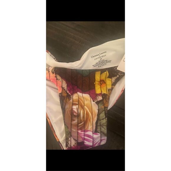 Christian Lacroix floral print size XS bikini bottoms BNWT - Picture 3 of 3
